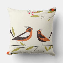 Grillige Vogels Kussenhoes Kussen