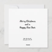 Grillige vogels/platte vakantiekaart feestdagenkaart (Achterkant)