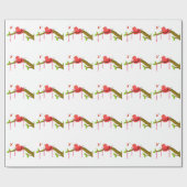 Grillige Vogeltje Cadeaupapier (Vlak)