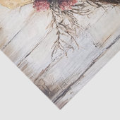 grillige vogelverschrikker met zonnebloemen tissuepapier (Detail)