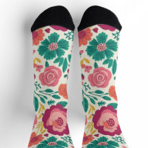 Grillige Volkse Bloemmotief
