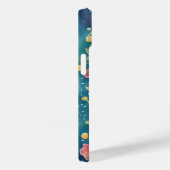 Grillige Volkskunst Gestreepte Kat Case-Mate iPhone Case (Achterkant / Rechts)