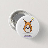 Grillige Vos Illustratie Ronde Button 3,2 Cm (Voorkant /achterkant)