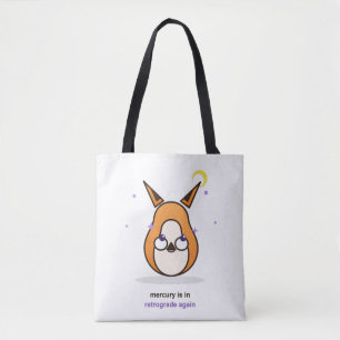 Grillige Vos Illustratie Tote Bag