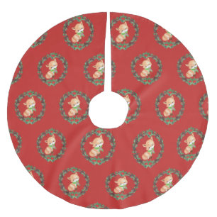 Grillige vos krans kerstboom rok