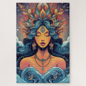 grillige vrouwen legpuzzel (Verticaal)