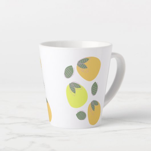 Grillige Vrucht Mango Latte Mok (Rechterhoek)