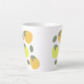Grillige Vrucht Mango Latte Mok (Voorkant)