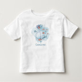 Grillige Wal Met Ballonnen En Vissen Kinder Shirts (Voorkant)