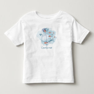 Grillige Wal Met Ballonnen En Vissen Kinder Shirts
