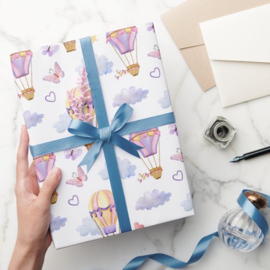 Grillige Waterverf Ballon Cadeaupapier (Geschenken)