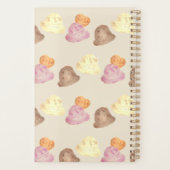 Grillige Waterverf IJsscheppen Planner (Achterkant)