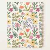 grillige Waterverf met de hand getekend botanisch  Planner (Achterkant)