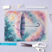 grillige Waterverf paraplu ontkoppeling | juweel Tissuepapier (Craft)