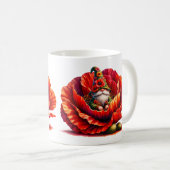 grillige Waterverf tuinkabouter Koffiemok (Voorkant rechts)