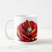 grillige Waterverf tuinkabouter Koffiemok (Links)