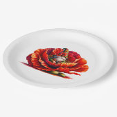 grillige Waterverf tuinkabouter Papieren Bordje (Gekanteld)