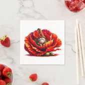 grillige Waterverf tuinkabouter Servet (Insitu)