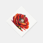 grillige Waterverf tuinkabouter Servet (Hoek)