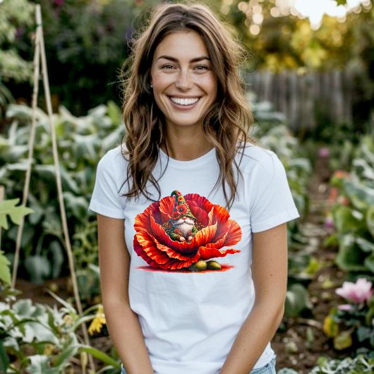 grillige Waterverf tuinkabouter T-shirt