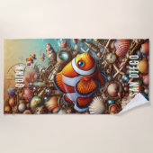 GRILLIGE WHACKY LEUKE KLEURRIJKE STEAMPUNK CLOWN V STRANDLAKEN (Voorkant)