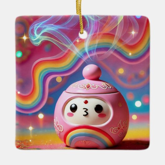 grillige wierook metgezel Ornament (Voorkant)