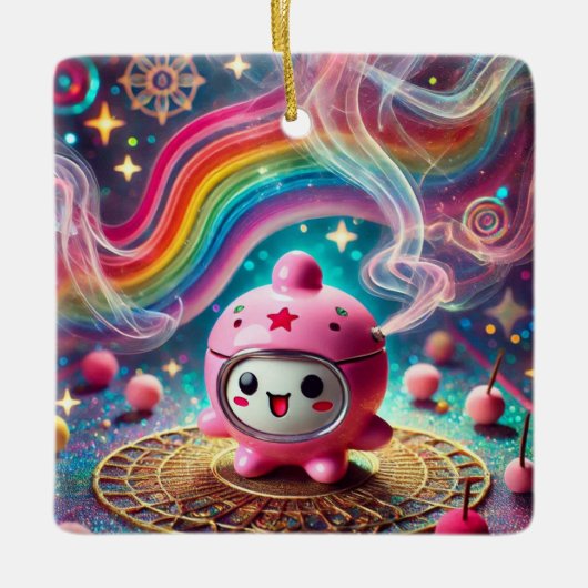 grillige wierook metgezel Ornament (Voorkant)