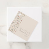 Grillige Wilde Bloem Florale Aangepaste Bruidsdouc Bedankjes Labels (In situ)