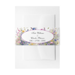 Grillige Wilde Bloemen Weiden Uitnodigingen Wikkel