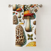 Grillige Wilde Paddenstoelen Bad Handdoek (Insitu)