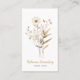 Grillige Wildflower bloeit Visitekaartje