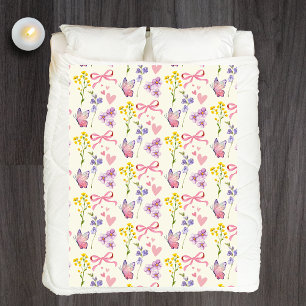 grillige wildflower fleece deken