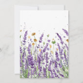 Grillige  Wildflowers 40e geboortedag Kaart (Achterkant)