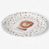grillige wildlings | Baby shower voor dieren Papieren Bordje (Gekanteld)