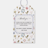 grillige wildlings |  dieren bedankt cadeaulabel (Achterkant)