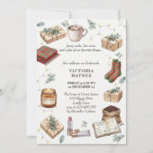 Grillige Winter Favoriete Dingen Bruiloftsborrel Kaart (Voorkant)