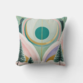 Grillige winters dromenlandschap kussen