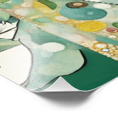 grillige winterscène foto afdruk (Hoek)