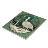 grillige winterscène tegeltje (Zijkant)