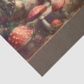 Grillige Wonderland Theepartij Decoupage Tissuepapier (Detail)