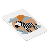 Grillige zebra Scandinavische invloeden Magneet (Rechterzijde)