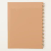 Grillige zebra Scandinavische invloeden Planner (Achterkant)