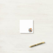 Grillige zebra Scandinavische invloeden Post-it® Notes (Op bureau)