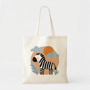Grillige zebra Scandinavische invloeden Tote Bag