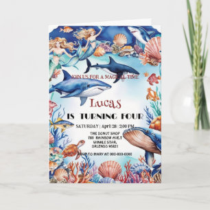 grillige zeemeermin regenboogschildpad haai verjaa