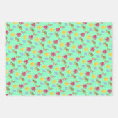 grillige zeemeermin regenboogschildpad haai verjaa inpakpapier vel (Voorkant 3)