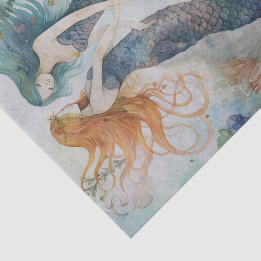 GRILLIGE ZEEMEERMINNEN ONTKOPPELING TISSUEPAPIER (Detail)