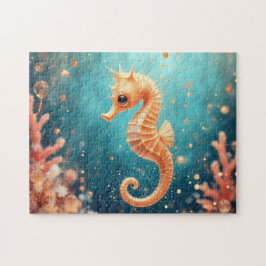 Grillige Zeepaard Legpuzzel