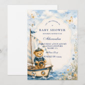 Grillige Zeiler Beer Babyshower Kaart (Voorkant / Achterkant)