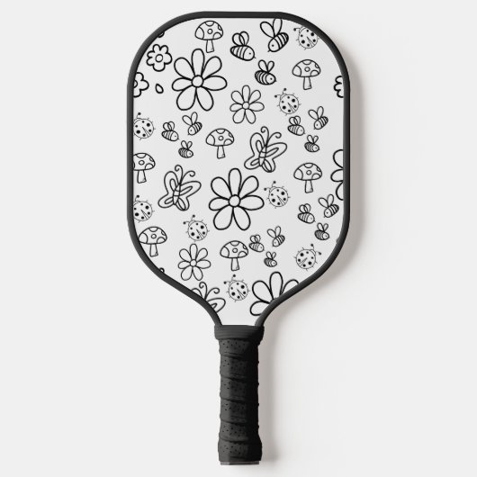 grillige zomer pickleball paddle (Voorkant)